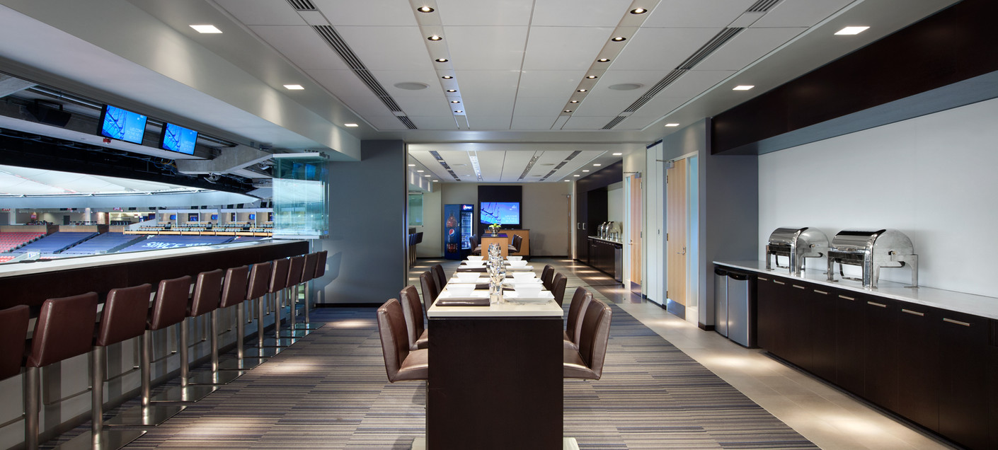 Balcony and goalpost lounges – BC Place