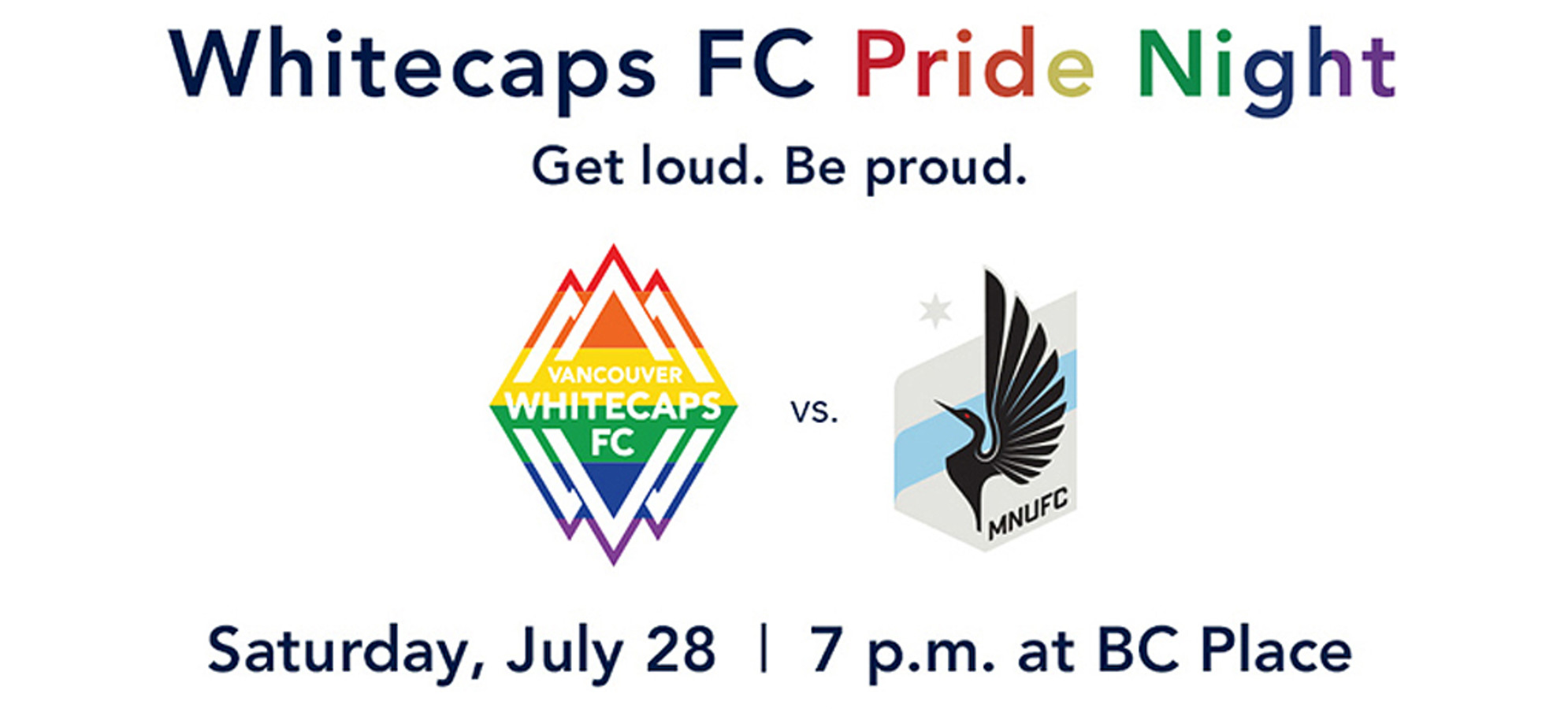 'Caps celebrate Pride Night this weekend BC Place